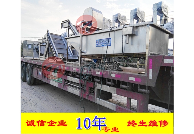 氣浴網帶清洗機發貨.